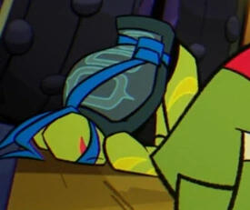 leo faceplanting the floor.