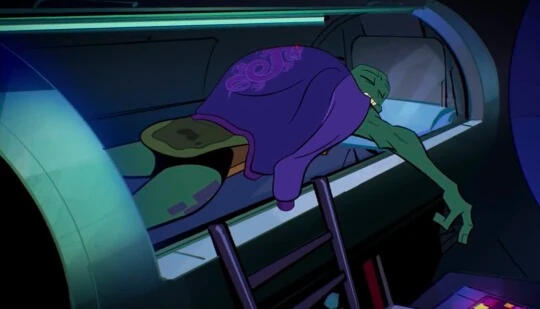 donnie in a deep slumber.