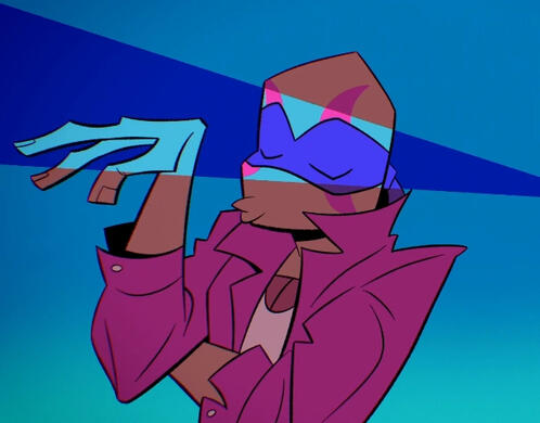 leo, posing with his hand to his left. leo, posing with his hand to his left.